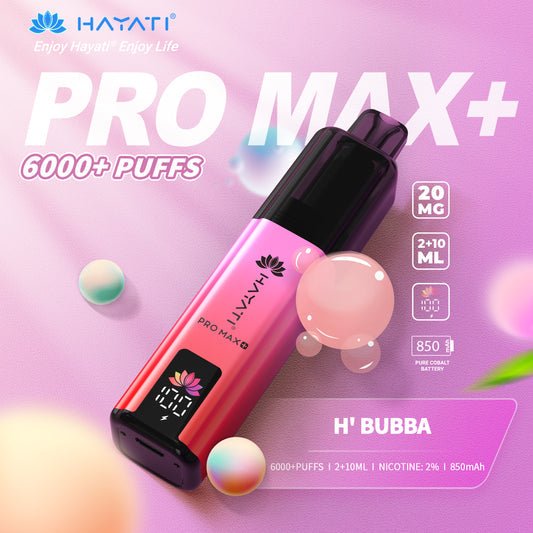 Hayati Pro Max+ 6000 Puffs Vape Kit - Eazy Vapes