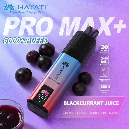 Hayati Pro Max+ 6000 Puffs Vape Kit - Eazy Vapes