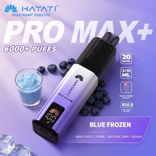 Hayati Pro Max+ 6000 Puffs Vape Kit - Eazy Vapes
