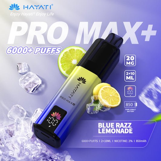Hayati Pro Max+ 6000 Puffs Vape Kit - Eazy Vapes