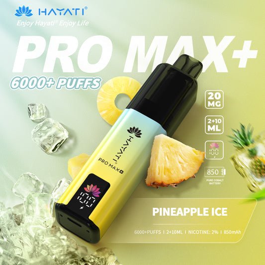 Hayati Pro Max+ 6000 Puffs Vape Kit - Eazy Vapes