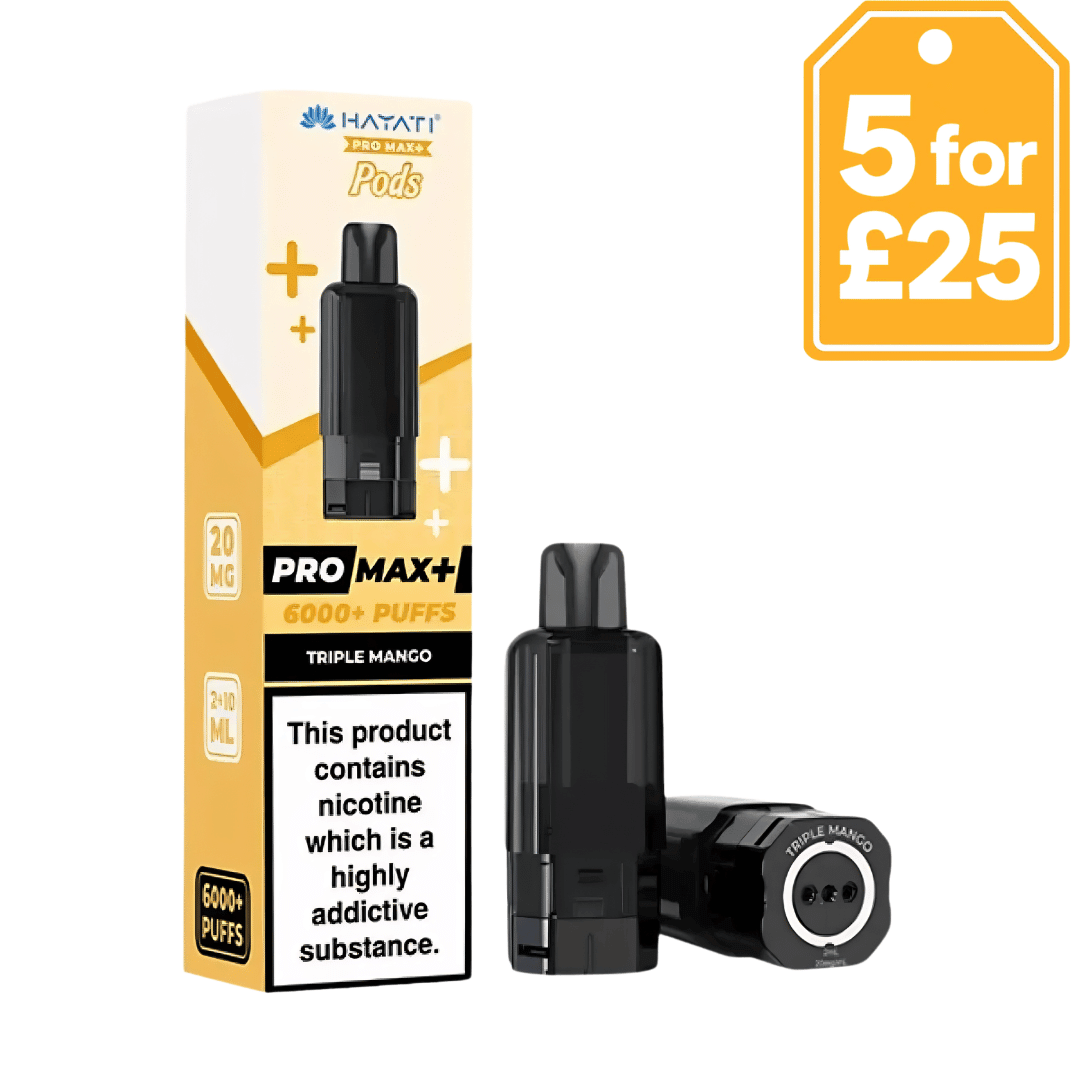 Hayati Pro Max 6K Prefilled Pod Refills 6,000 Puff | 5 for 25 Hayati Pro Max 6K Prefilled Pod Refills 6,000 Puff | 5 for 25