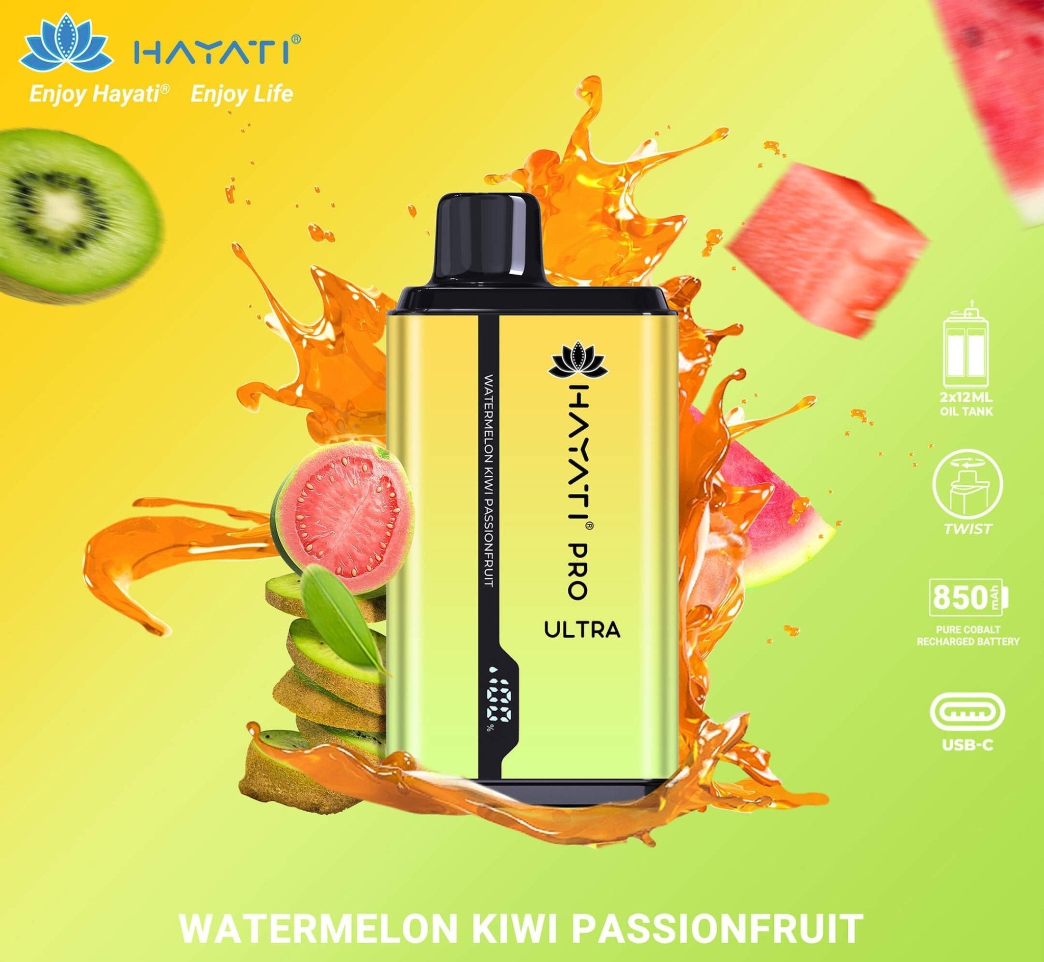 Hayati Pro Ultra 15,000 Puffs Disposable Vape | Only 4.99 Hayati Pro Ultra 15,000 Puffs Disposable Vape | Only 4.99