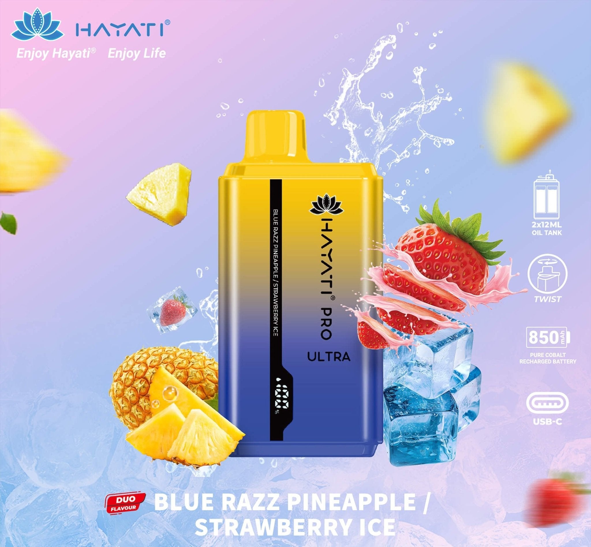 Hayati Pro Ultra 15000 Puffs Disposable - Eazy Vapes