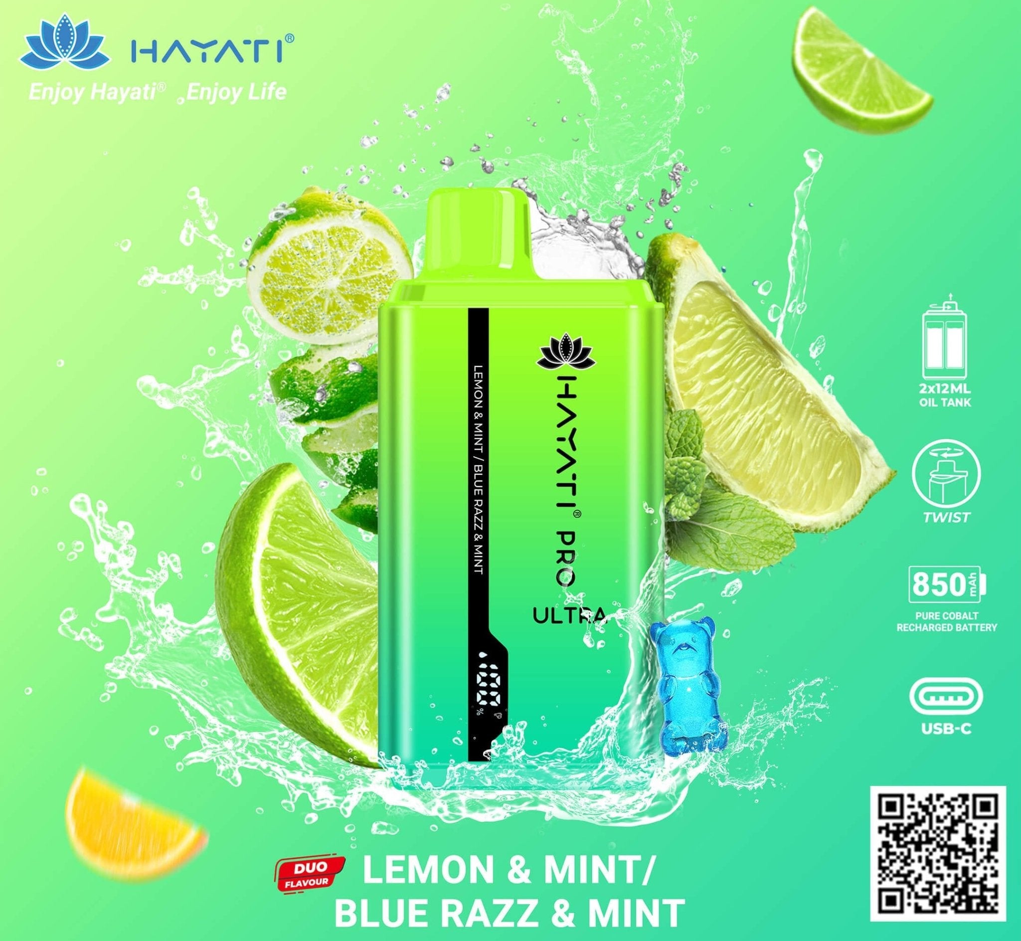Hayati Pro Ultra 15,000 Puffs Disposable Vape | Only 4.99 Hayati Pro Ultra 15,000 Puffs Disposable Vape | Only 4.99