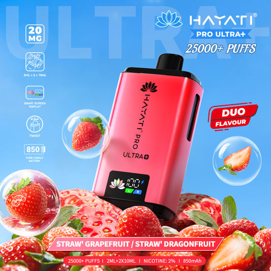 Hayati Pro Ultra+ 25K - Straw' Grapefruit / Straw' Dragonfruit