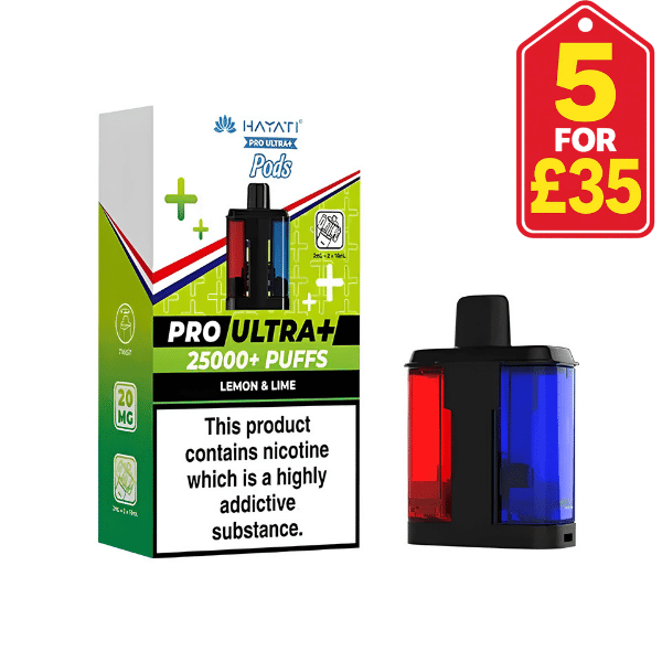 Hayati Pro Ultra 25K Replacement Pods | 25,000 Puffs | 5 for 35