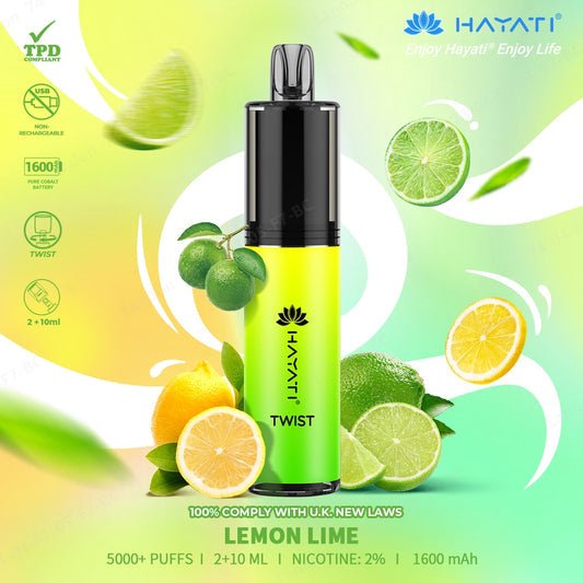 Hayati Twist 5000 Puff Disposable - Eazy Vapes