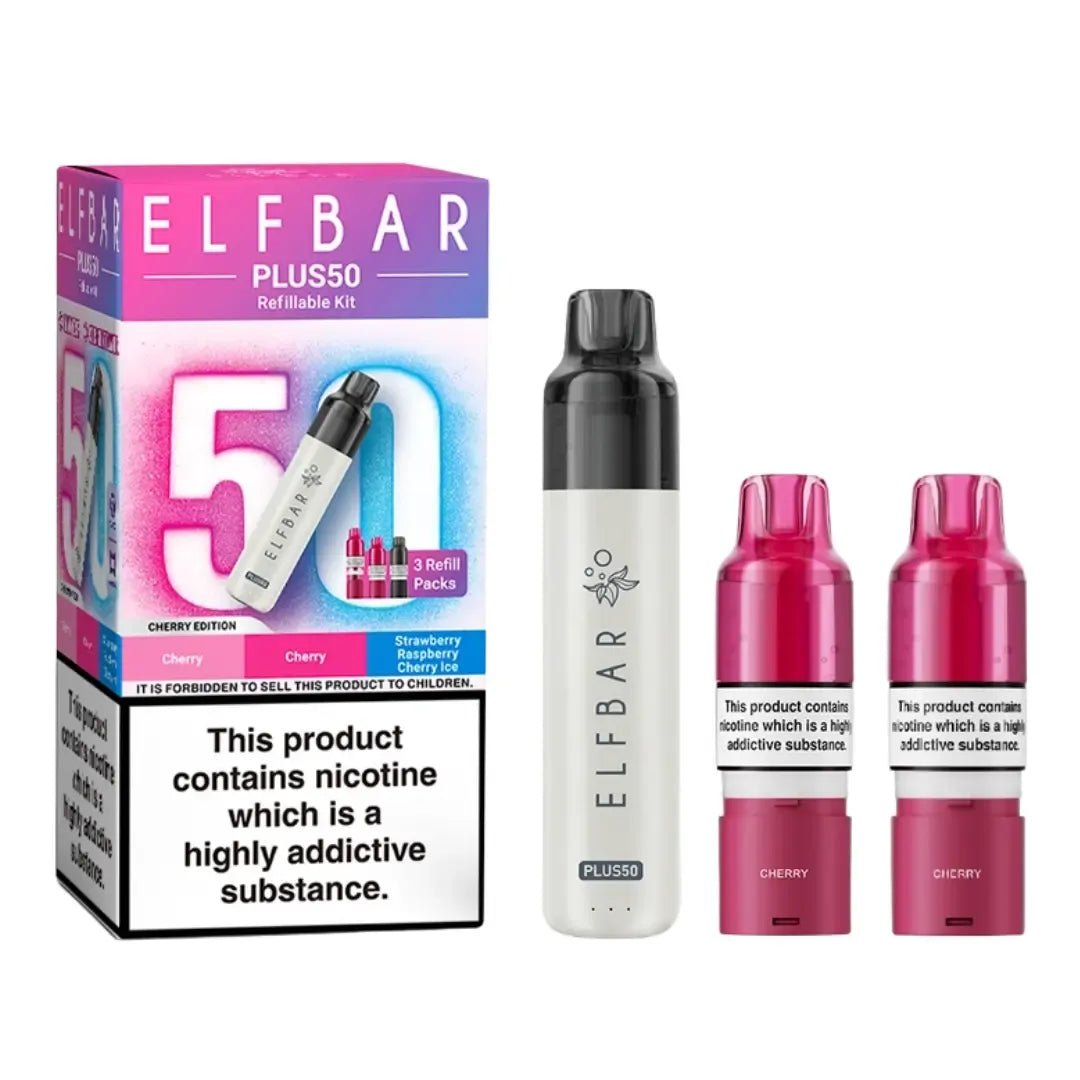 Elf Bar Plus 50 Kit | 50K Puffs & 15 Flavour Editions – Eazy Vapes