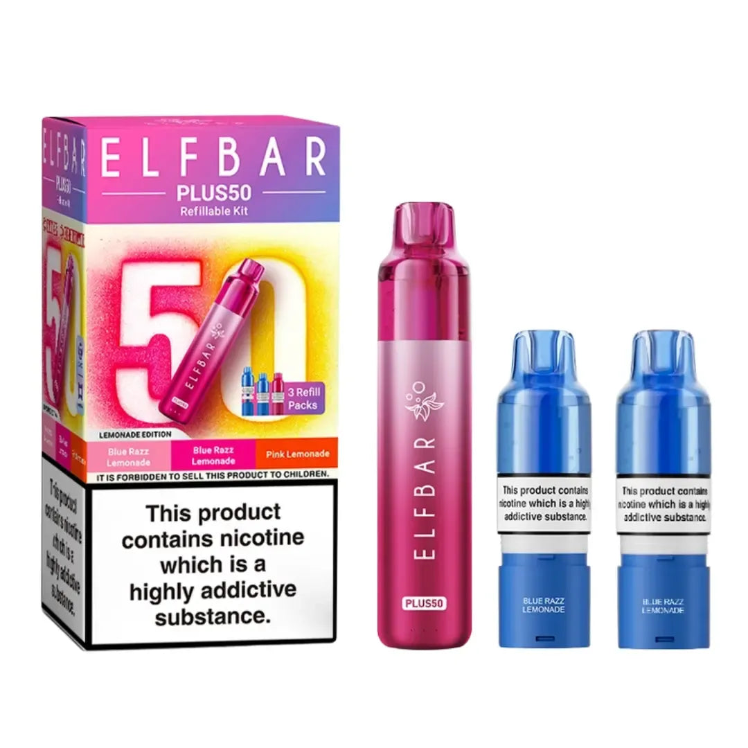 Elf Bar Plus 50 Kit | 50K Puffs & 15 Flavour Editions – Eazy Vapes