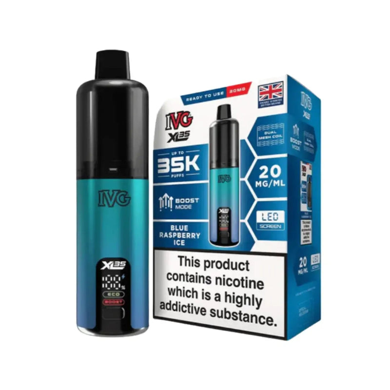 IVG XL 35K Vape Kit - Blue Raspberry Ice