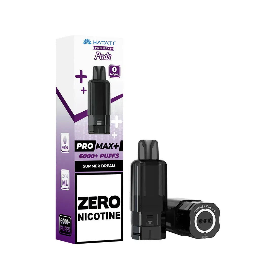Hayati Pro Max+ 6K Pod Refills 0MG (ZERO NICOTINE)