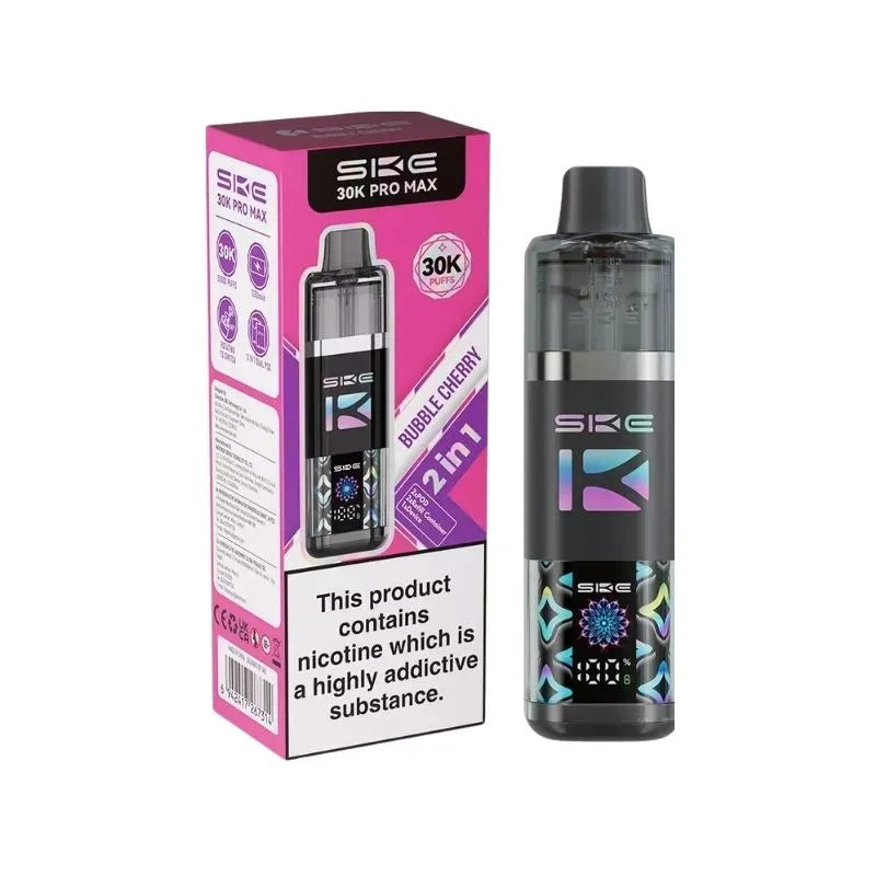 SKE Pro Max 30K Bubble Cherry vape flavour