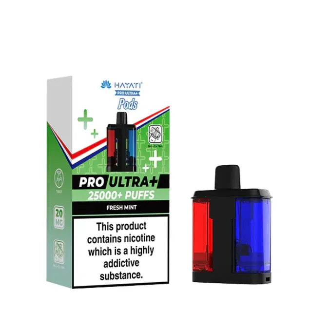 Hayati Pro Ultra Plus 25K Replacement Pods -  Fresh Mint