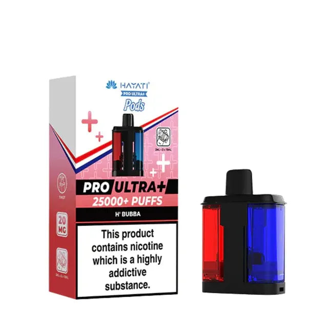 Hayati Pro Ultra Plus 25K Replacement Pods -  H'Bubba
