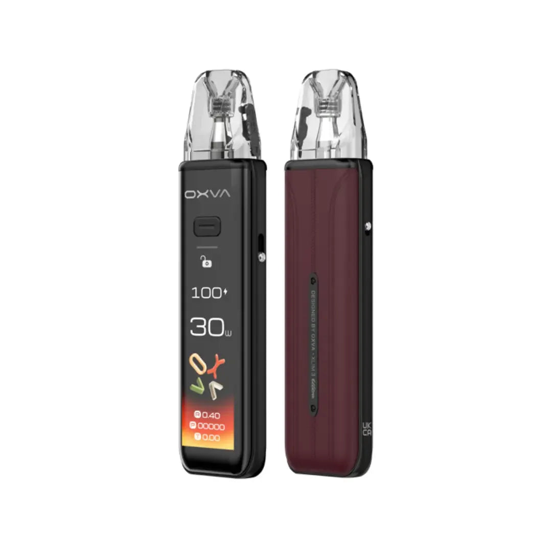 OXVA Xlim 3 Ultra Pod Kit in Bordeaux Red – Buy Online UK at Eazy Vapes