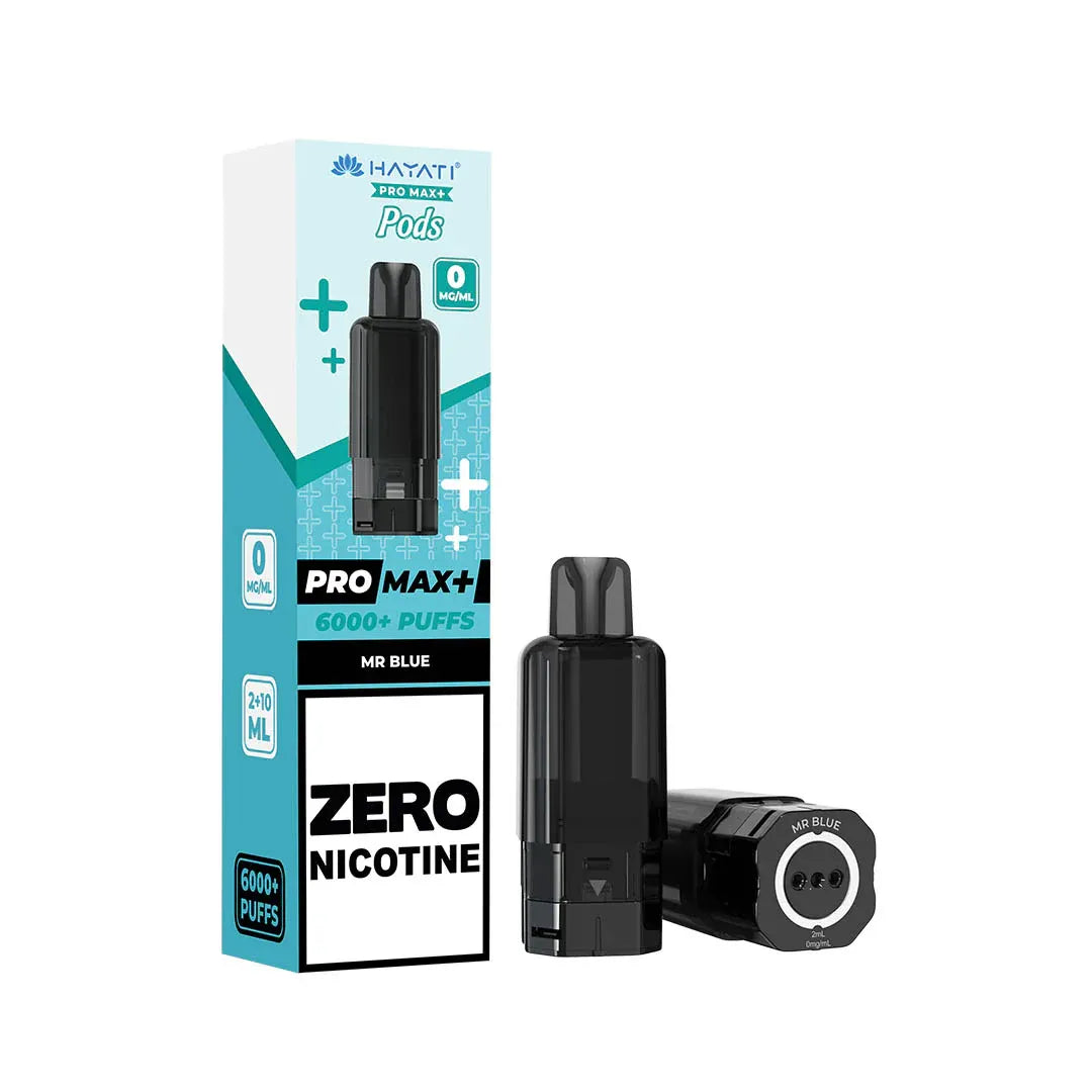 Hayati Pro Max+ 6K Pod Refills 0MG (ZERO NICOTINE)