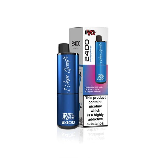 IVG 2400 Puffs Disposable Vape Kit | Over 57 Flavours