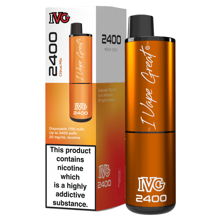 IVG 2400 Puffs Disposable Vape - Eazy Vapes