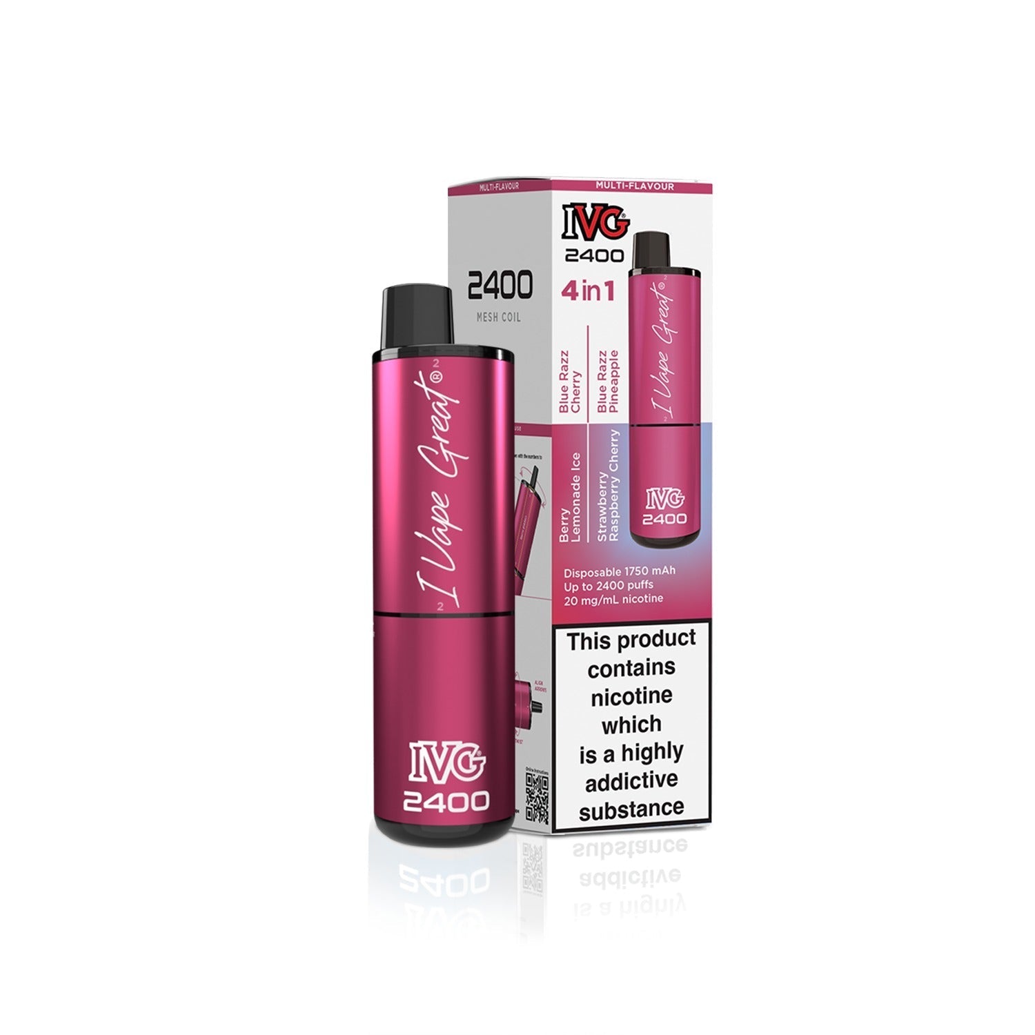 IVG 2400 Puffs Disposable Vape - Eazy Vapes