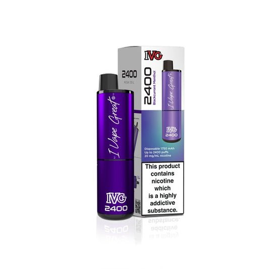 IVG 2400 Puffs Disposable Vape Kit | Over 57 Flavours