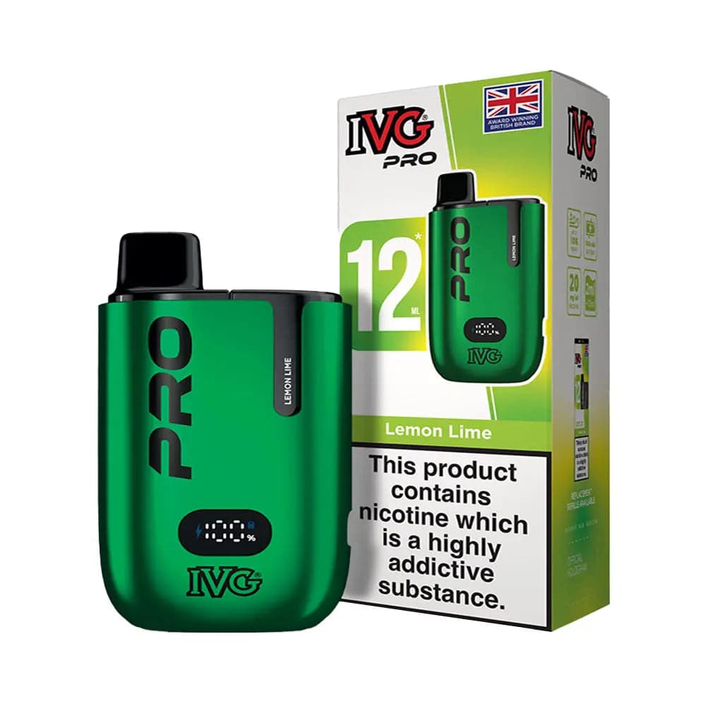 IVG Pro 12 Disposable Vape Kit  10,000 Puffs of Flavour