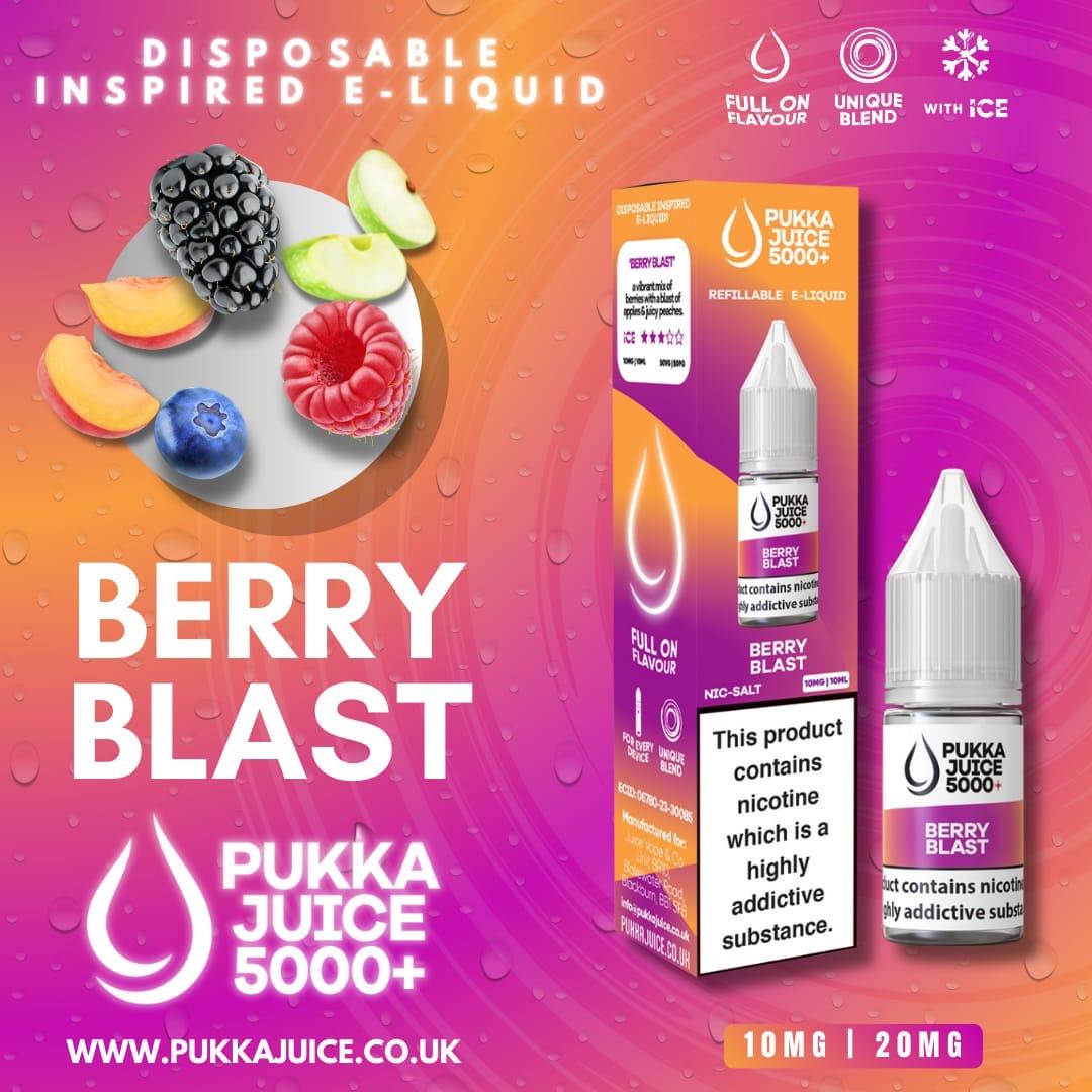 Pukka Juice 5000+ Nic Salts | Only £2.99 each | Eazy Vapes