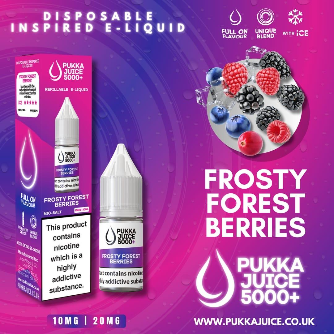 Pukka Juice 5000+ Nic Salts | Only £2.99 each | Eazy Vapes