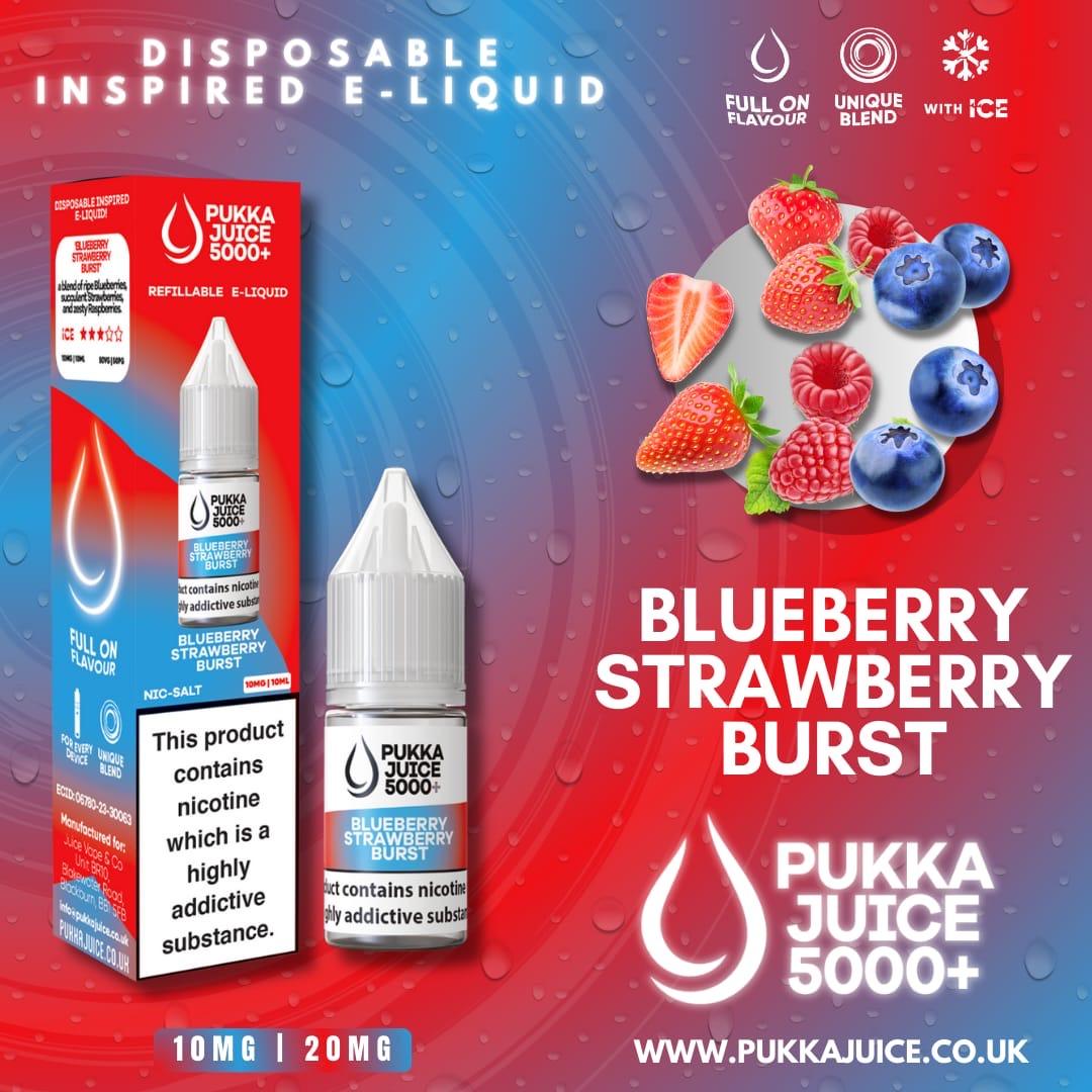 Pukka Juice 5000+ Nic Salts | Only £2.99 each | Eazy Vapes