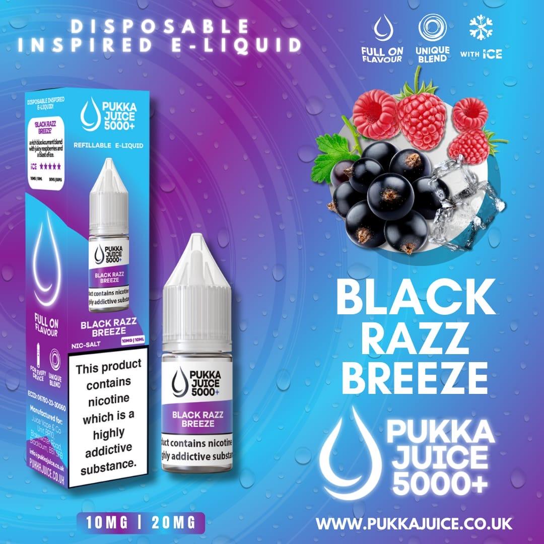 Pukka Juice 5000+ Nic Salts | Only £2.99 each | Eazy Vapes