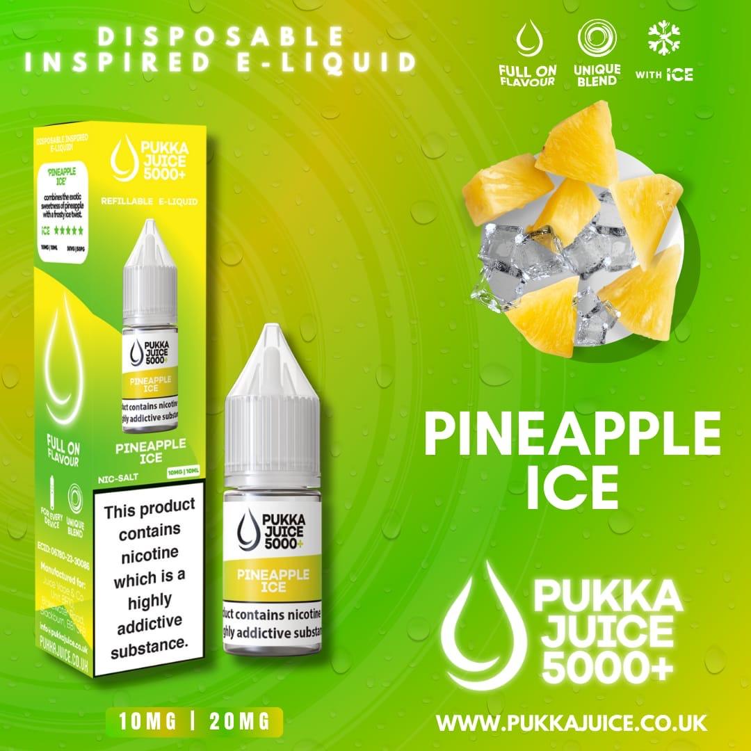Pukka Juice 5000+ Nic Salts | Only £2.99 each | Eazy Vapes