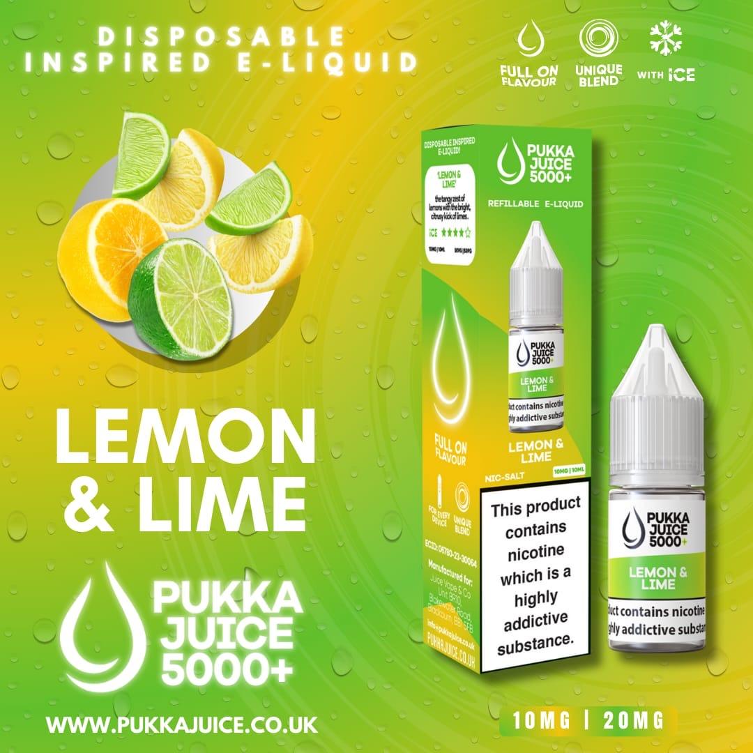 Pukka Juice 5000+ Nic Salts | Only £2.50 each | Eazy Vapes