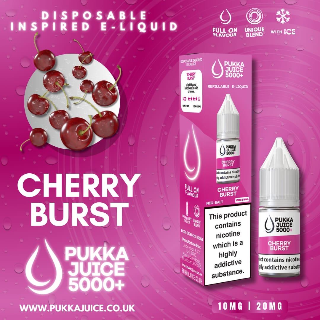 Pukka Juice 5000+ Nic Salts | Only £2.99 each | Eazy Vapes