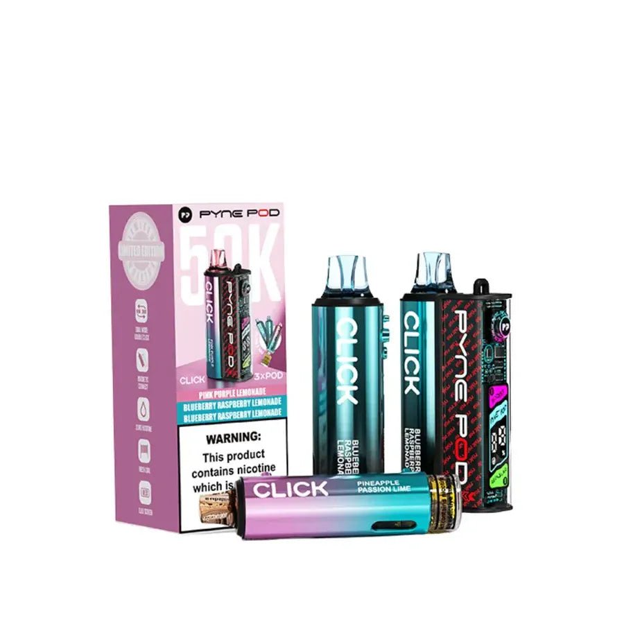 Pyne Pod Click 50K Prefilled Pod Kit | 50,000 Puffs UK Pyne Pod Click 50K Prefilled Pod Kit | 50,000 Puffs UK